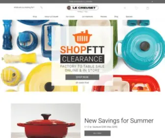 Lecreuset.com(Le Creuset) Screenshot