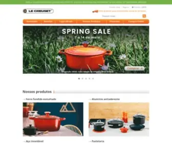 Lecreuset.pt(Procure os clássicos em ferro fundido de le creuset e os fundamentos modernos da cozinha) Screenshot