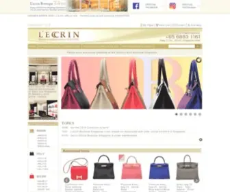 Lecrin.sg(L'ecrin Boutique Singapore) Screenshot