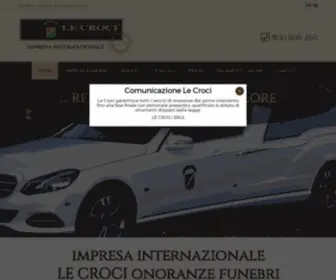 Lecroci.it(Impresa Funebre Internazionale) Screenshot