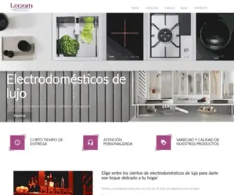 Lecrom.com(Electrodomésticos) Screenshot