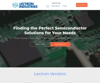 Lectronindustries.com(Semiconductor Products) Screenshot