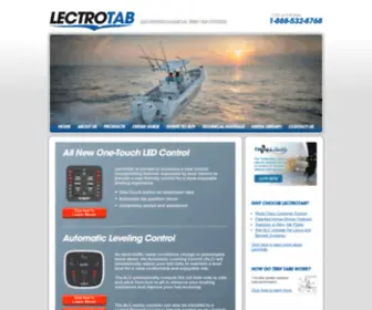 Lectrotab.com(Electromechanical Trim Tab Systems) Screenshot