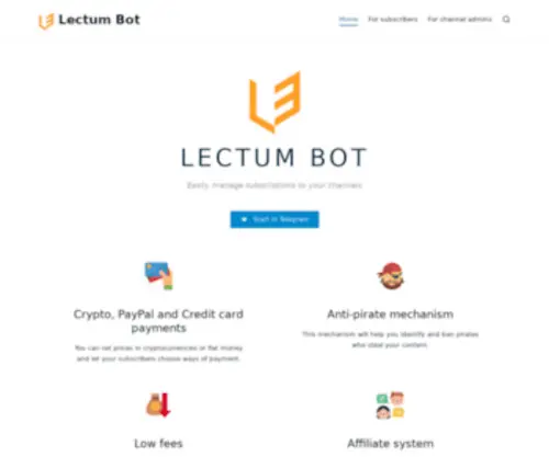 Lectumbot.com(Lectumbot) Screenshot