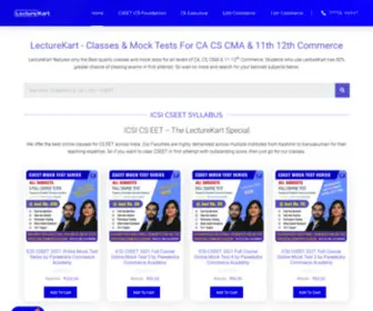 Lecturekart.com(CA CS CMA Online Classes Mock Tests & Study Material) Screenshot