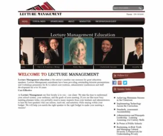 LecturemGT.com(Education Speakers & School Staff Training & Development) Screenshot