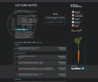 Lecturenoteseries.com(Lecture Notes Book Series) Screenshot