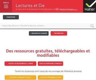 Lecturesetcie-Ecole.fr(Lectures & Cie : documents et ressources téléchargeables) Screenshot