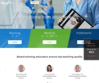 Lecturio.com(Achieve Mastery of Medical and Nursing Concepts) Screenshot