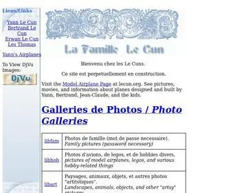 Lecun.com(Les Le Cun) Screenshot