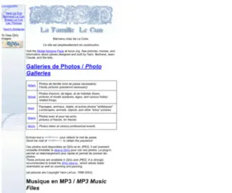 Lecun.org(Les Le Cun) Screenshot