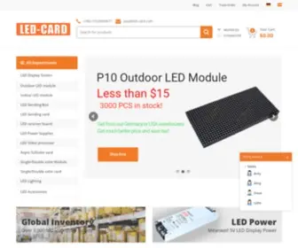 Led-Card.com(Online Shopping for LED Card) Screenshot