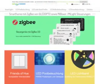 Led-Trading.de(ZigBee LED Poolbeleuchtung LED Gartenstrahler LED Beleuchtung) Screenshot