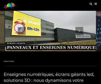 Led-Visual-Innovation.fr(Écrans Géants LED & Solutions 3D) Screenshot