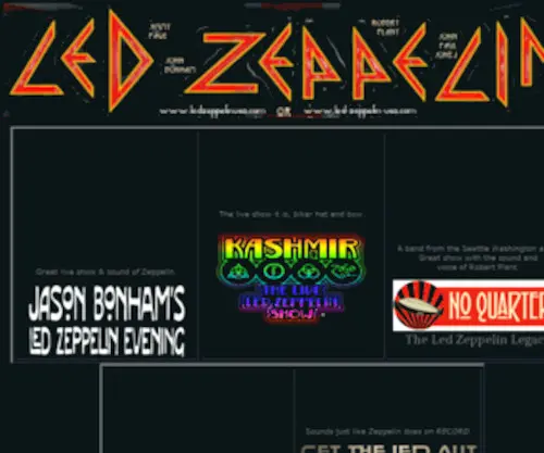 Led-Zeppelin-USA.com(Led Zeppelin USA) Screenshot