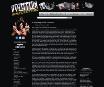 Led-Zeppelin.org(Led Zeppelin) Screenshot