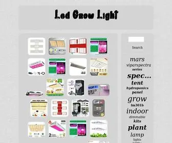 Ledagelight.com(Led Grow Light) Screenshot