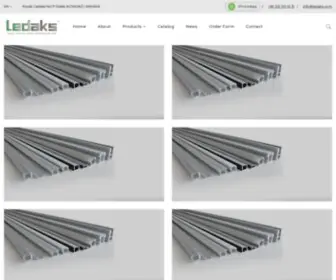 Ledaks.com(Led Profiles) Screenshot