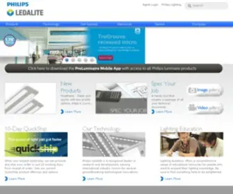 Ledalite.com(Signify) Screenshot