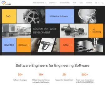 Ledas.com(Custom Software Development) Screenshot