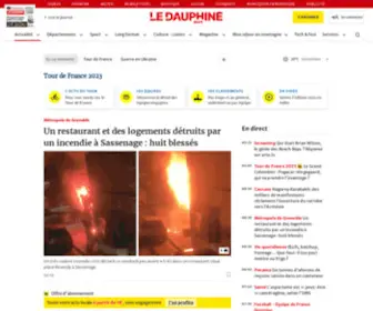 Ledauphine.com(Le Dauphiné Libéré) Screenshot