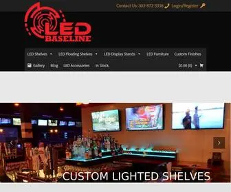 Ledbaseline.com(Lighted Bar Shelves) Screenshot