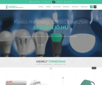 Ledbenjo.hu(® Több mint világítástechnika) Screenshot