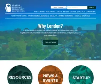 Ledc.com(London Economic Development Corporation) Screenshot