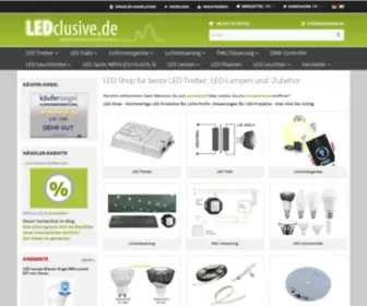 Ledclusive.de(LED Online Shop) Screenshot
