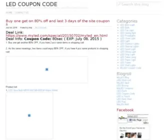 Ledcouponcode.com(See related links to what you are looking for) Screenshot