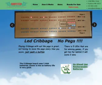 Ledcribbage.com(LEDcribbage Electronic Cribbage) Screenshot