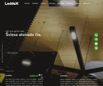 Leddex.eu(LED apšvietimas jums) Screenshot