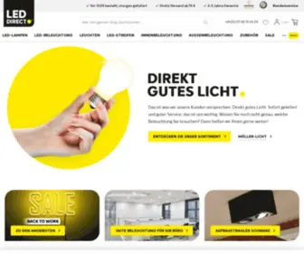 Leddirect.de(LED-Lampen, LED-Leuchtmittel &) Screenshot