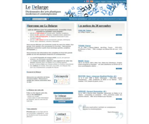 Ledelarge.fr(Le Delarge) Screenshot