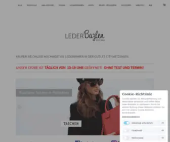 Leder-Accessoires.com(Leder-Accessoires für Damen und Herren sowie Kinder online kaufen) Screenshot