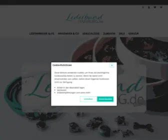 Lederband-Hamburg.de(Lederbänder) Screenshot