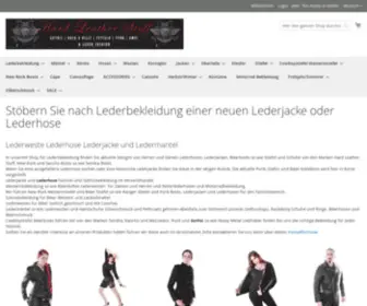 Lederbekleidung.com(Lederbekleidung, Lederhose, Lederjacke, Schuhe, Stiefel, Boots) Screenshot