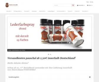 Ledercreme.de(TELMO Lederpflege rund um den Schuh u.a) Screenshot