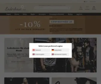 Lederhose.com(Trachtenmode & Accessoires kaufen) Screenshot