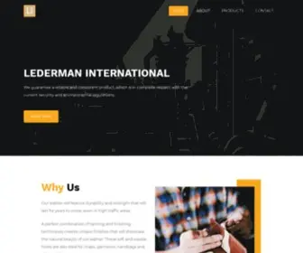 Ledermaninternational.com(Lederman International) Screenshot