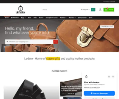 Ledern.com(Gifts and Style) Screenshot