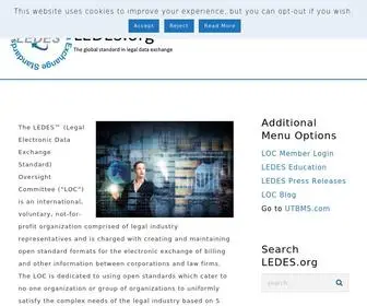 Ledes.org(LEDES) Screenshot