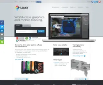 Ledet.com(Apple and Adobe training) Screenshot