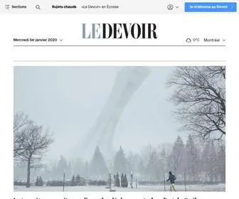 Ledevoir.com(Le Devoir) Screenshot