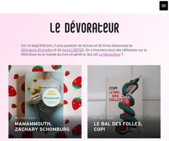 Ledevorateur.fr(Le blog littéraire du Dévorateur) Screenshot