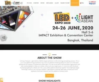 Ledexpothailand.com(LED Expo Thailand + Light ASEAN 2020) Screenshot