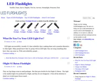 Ledflashlights.com(LED Flashlights) Screenshot