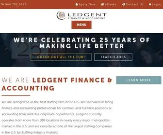 Ledgent.com(Ledgent Finance & Accounting) Screenshot