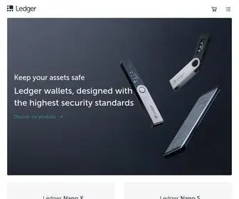 Ledger.com(Hardware Wallet & Cold Wallet) Screenshot