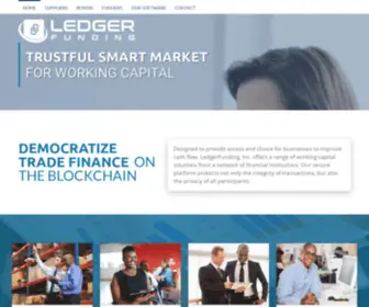 Ledgerfunding.com(Working Capital Financing Marketplace) Screenshot